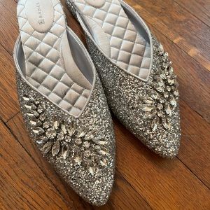 Birdies Swan Jeweled Silver Sparkle